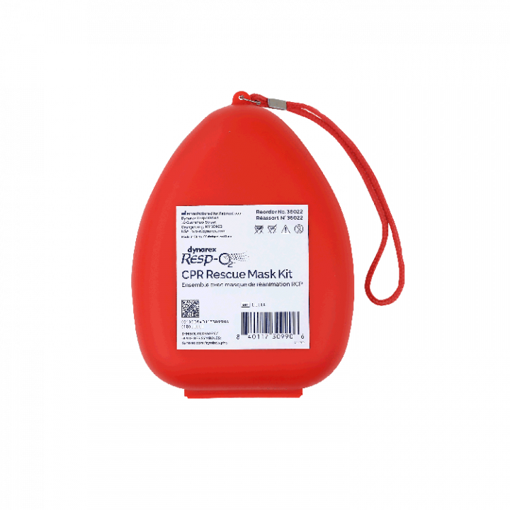 Dynarex 36022 CPR Rescue Mask Kit