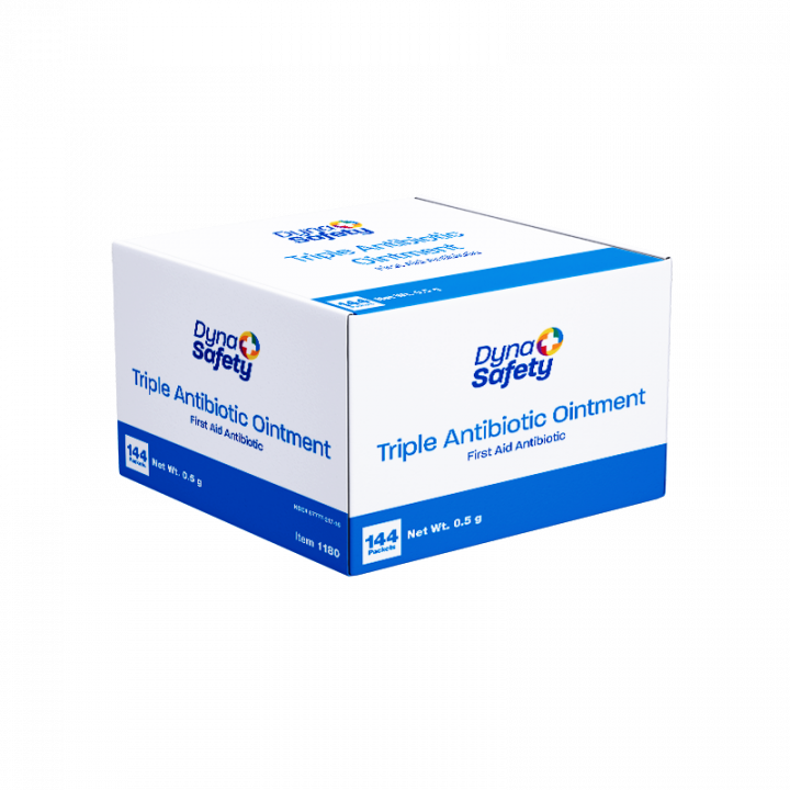 Dynarex Triple Antibiotic Ointment, 0.5g Packets (10/Box, 100 Box/Case)