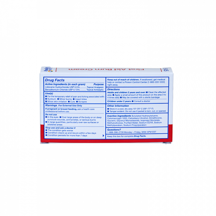 Dynarex First Aid Burn Cream, 0.9g Packets
