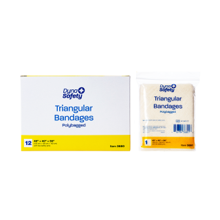 Dynarex Triangular Bandages, Cotton, (40" x 40" x 56")