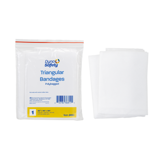 Dynarex Triangular Bandages, Non-Woven (40" x 40" x 56") Case