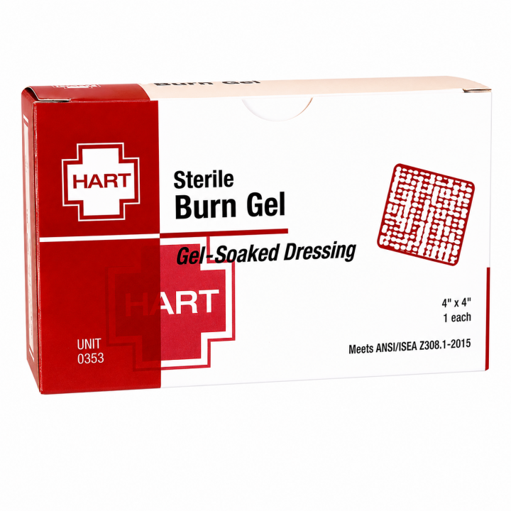 Hart Health Sooth-A-Burn Dressing, Gel-Soaked, Sterile, 4" x 4"