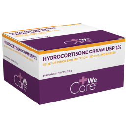 Dynarex Hydrocortisone Cream Box, 144 0.9 g Foil Packet