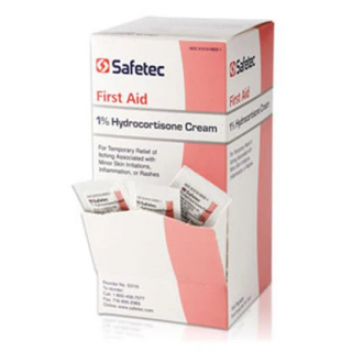 Safetec Hydrocortisone Topical Cream 0.9gm Foil Packet