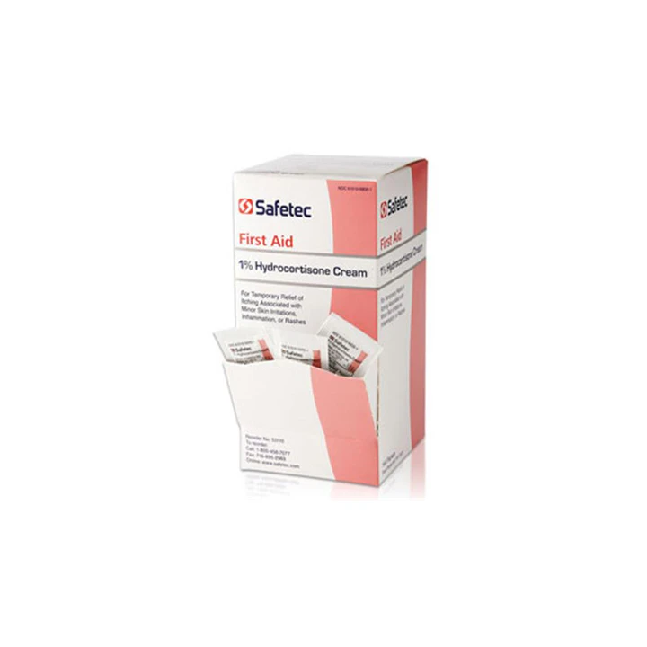 Safetec Hydrocortisone Topical Cream 0.9gm Foil Packet
