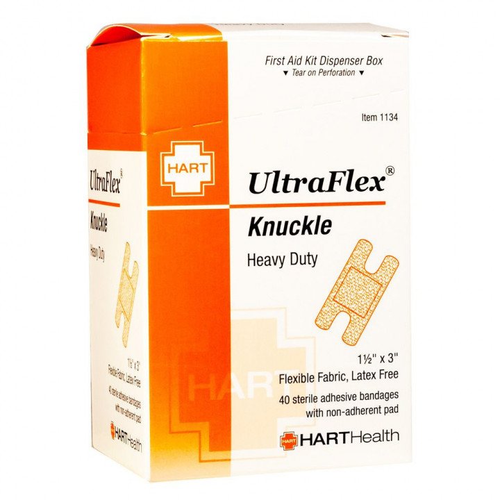 UltraFlex 1134, Knuckle Adhesive Bandages, 1.5" x 3" Box