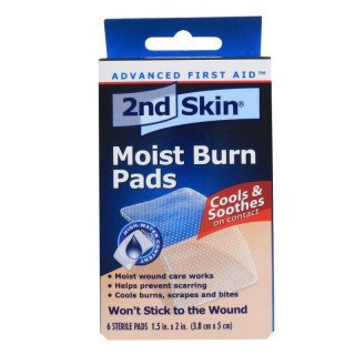 2nd Skin Moist Burn Pads (1.5" x 2") Box